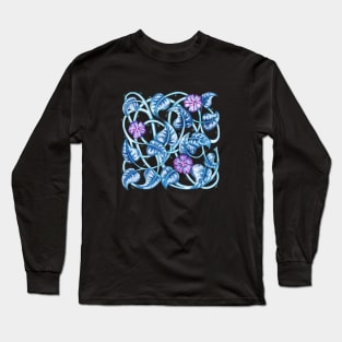 Ipomea Flower - Morning Glory Long Sleeve T-Shirt